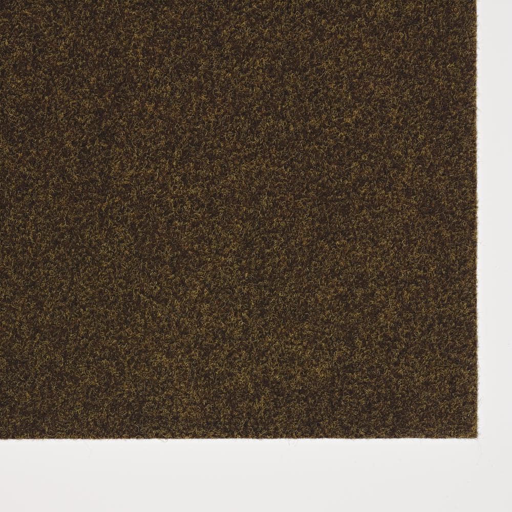 6'x8' Brown Synthetic Non-slip Indoor/Outdoor Area Rug