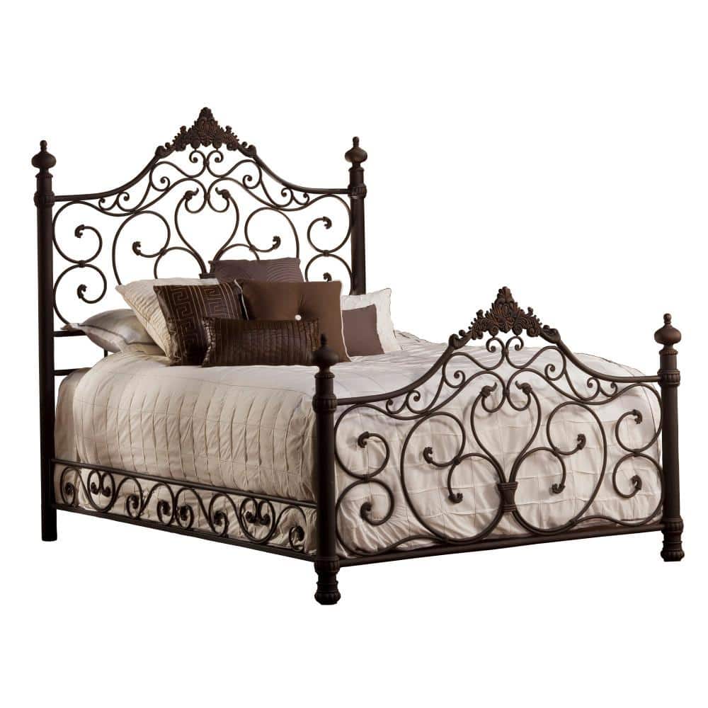 Hillsdale Furniture Baremore Queen Bed, Brown 1742BQR The Home Depot