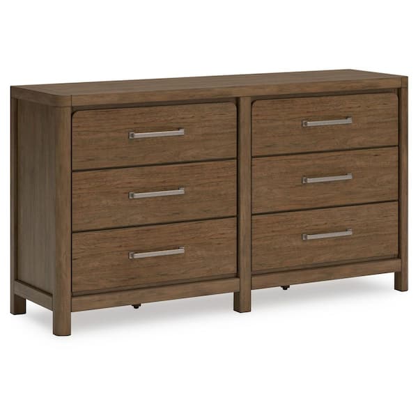 Cabalynn Brown 6 Drawer 72 in. Dresser