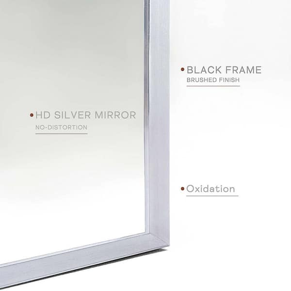 Seafuloy 30 in. H x 20 in. W Vanity Mirror with Metal Frame for 