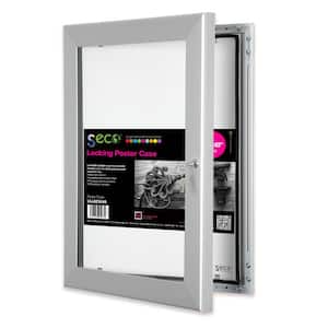 30 in. x 40 in. Silver Locking Poster Case