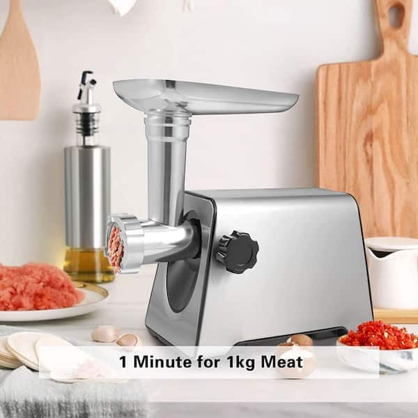 MegaChef MG-650 1200W Meat Grinder with Sausage and Kibbe