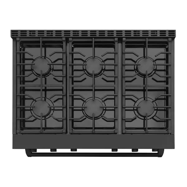 Cosmo 36 in. Lumin Collection 6.0 cu. ft. Gas Range with 6 Sealed