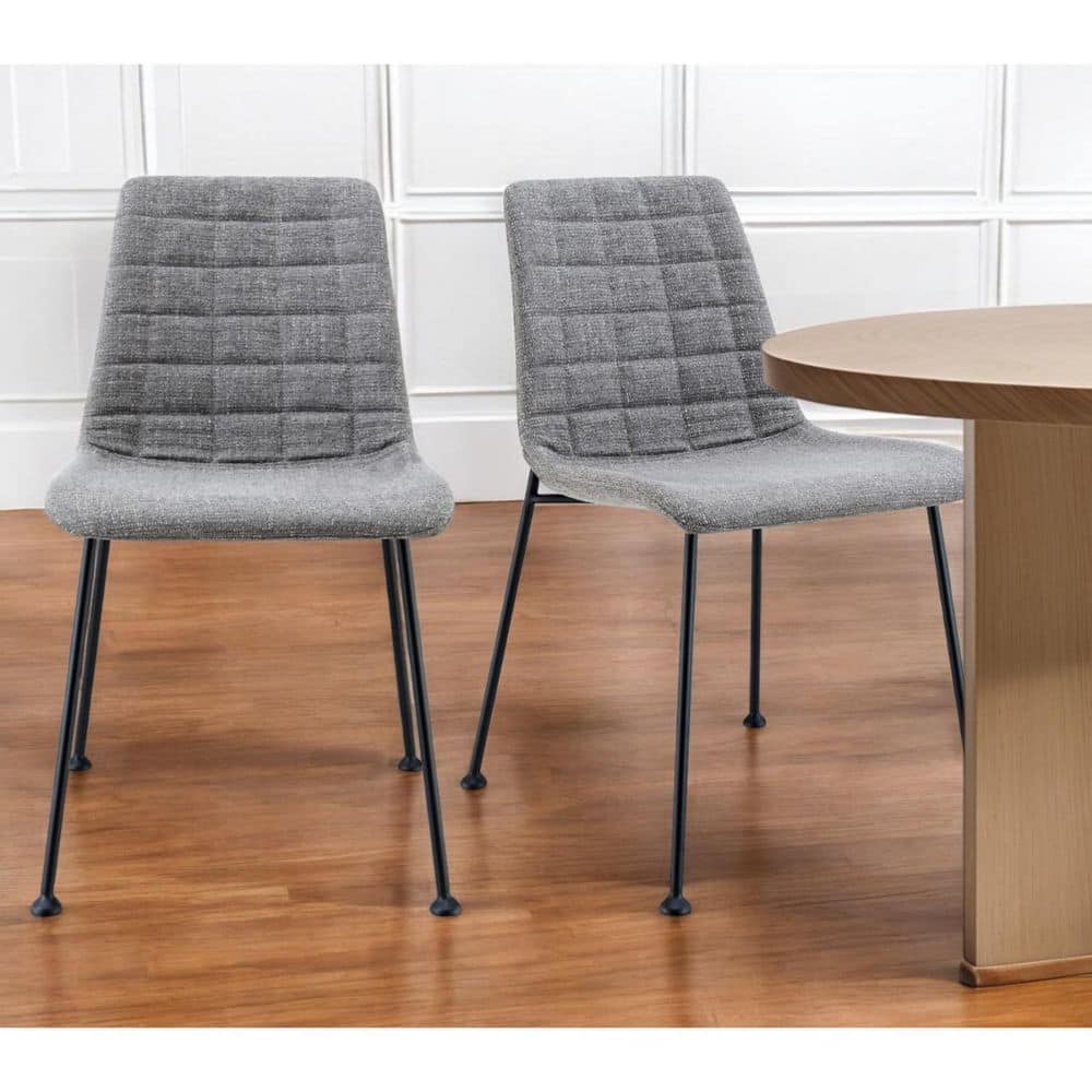 Light Gray Metal Side Chair (Set of 2) price history on PriceWatchPro