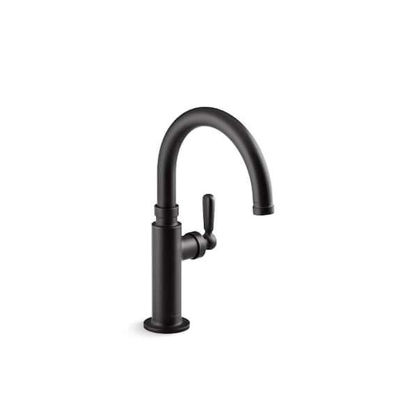 KOHLER Edalyn By Studio McGee Single-Handle Bar Faucet in Matte Black