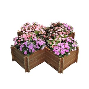62 in. x 15 in. Wood Planter