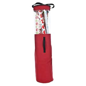 40 in. Tall Wrapping Paper Storage Container (Holds Up to 12 Rolls)
