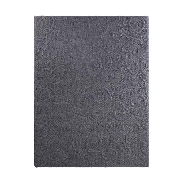 EVERGLADE HOME Jalen 11 in. California King Gel-Infused Hybrid Fill Type Memory Foam Firm Tight Top Mattress