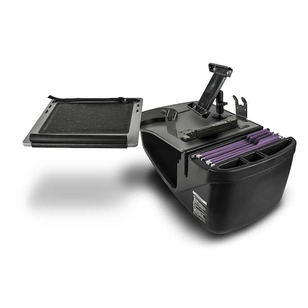 AutoExec Reach Desk Front Seat with Built-In Power Inverter, Printer Stand and iPad/Tablet Mount