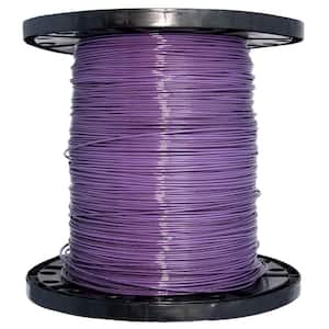 2500 ft. 14 Purple Solid CU THHN Wire
