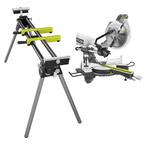 15 Amp 10 in. Sliding Compound Miter Saw and Universal Miter Saw QUICKSTAND