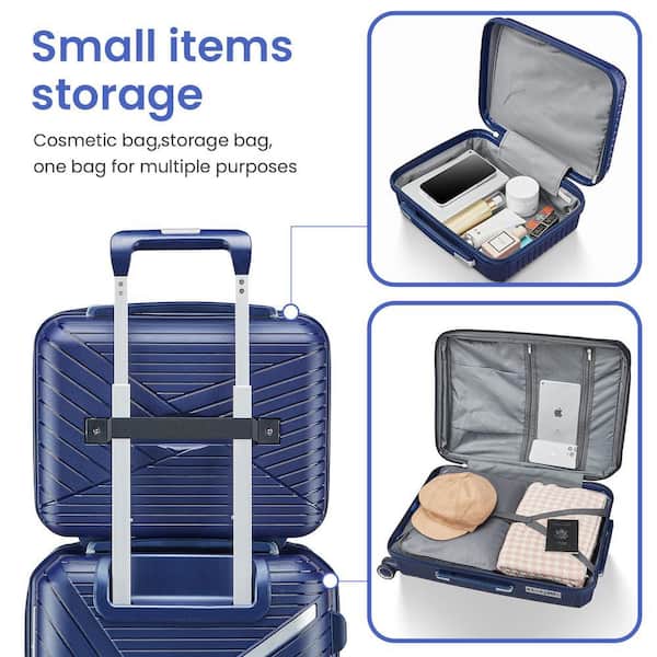 4 Piece Luggage Set With TSA-approved locks And Expandable Design