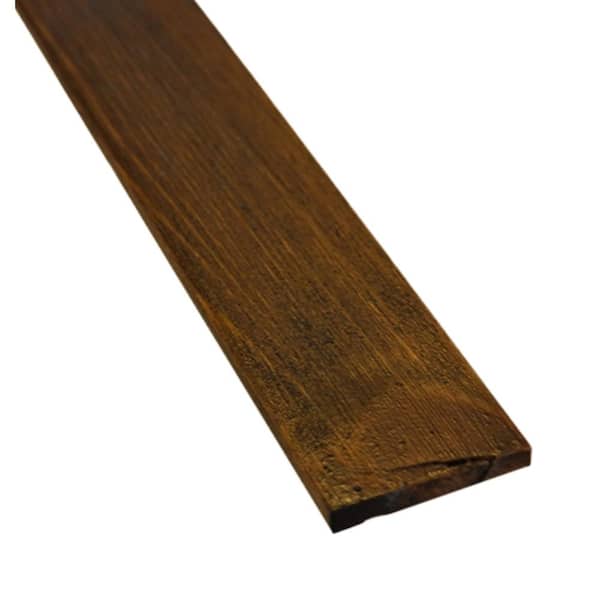Timberchic Freestone 48 in. End Cap Peel and Stick Wall Applique Panel