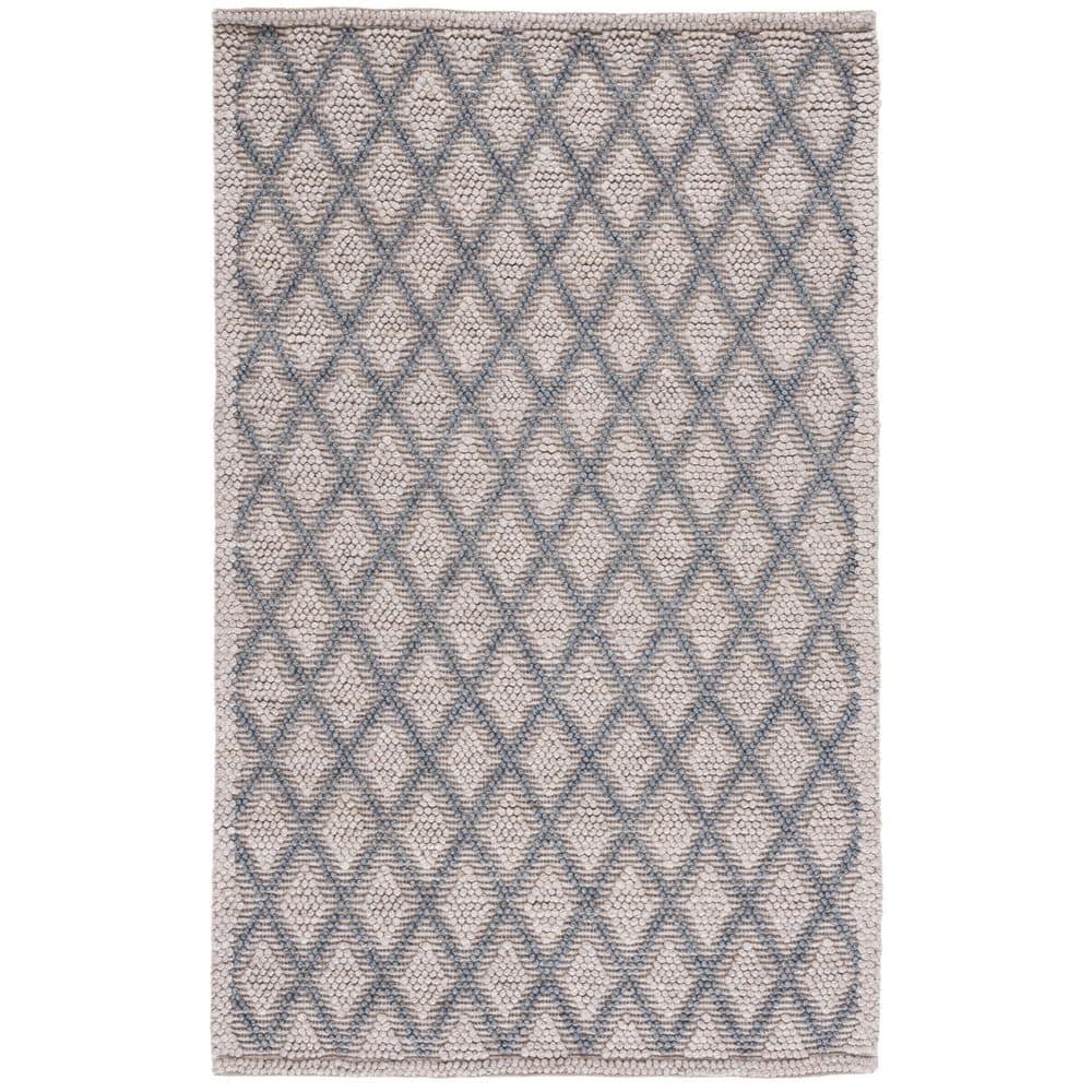 Natura 5 ft. x 8 ft. Silver High-Low Diamond Area Rug price history on PriceWatchPro