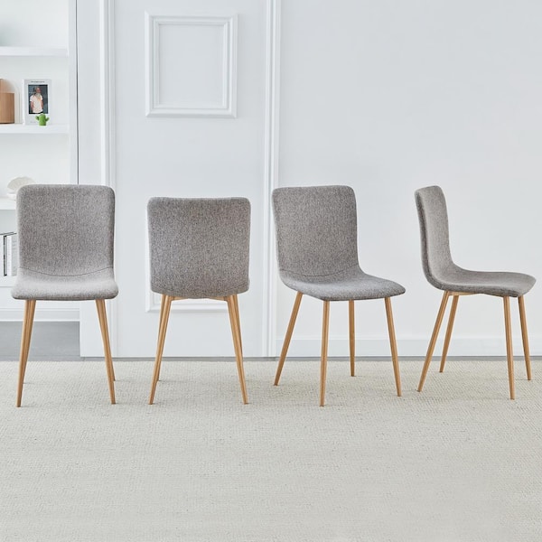 Homy Casa Dining Chairs Set of 4 Kitchen Chairs with Upholstered Seat ...