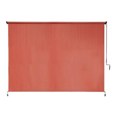 Coolaroo Terracotta UV Blocking Fade Resistant Fabric Exterior Roller ...