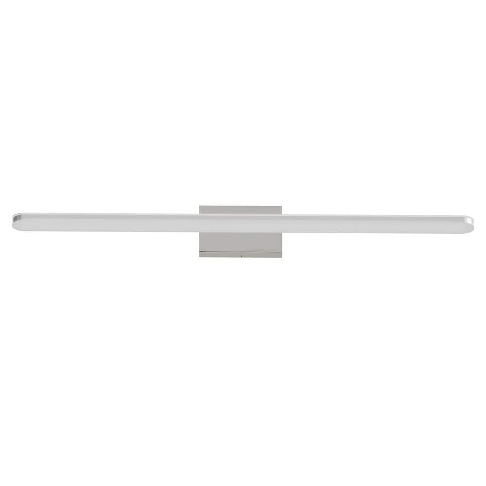 39.4 in. 1-Light Chrome Modern Dimmable LED Vanity Light Bar 6000K Mirror Light with Acrylic Shade price history on PriceWatchPro