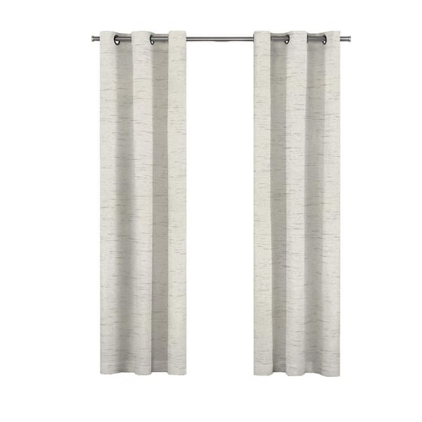 Eclipse Caswell Magnitech Natural Textured Stripe Polyester 37 in. W x ...