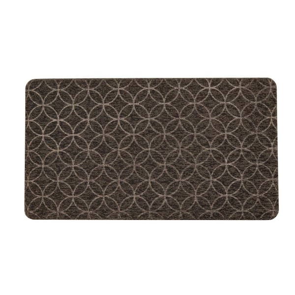 MSI Hadley Loop Brown 20 in. x 36 in. Anti-Fatigue Vinyl Foam Indoor Utility Mat