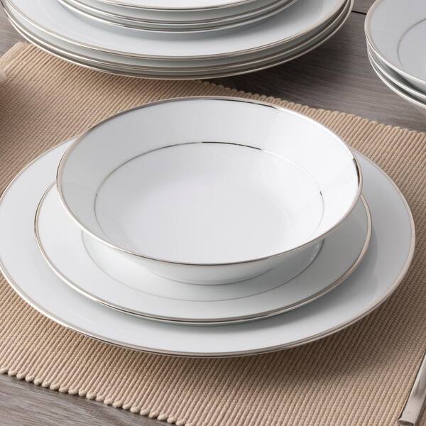 Noritake Spectrum 12-Piece (White) Porcelain Dinnerware Set