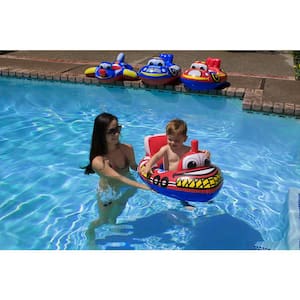 Tug Boat Baby Swimming Pool Float Rider Pool Toy