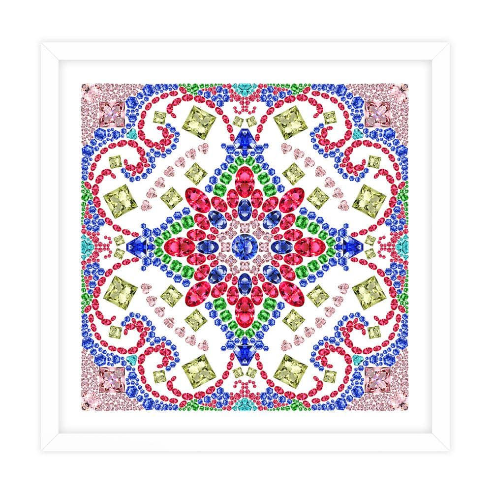 Nature Kaleidoscopes Framed Animal Art Print 34 in. x 34 in.
