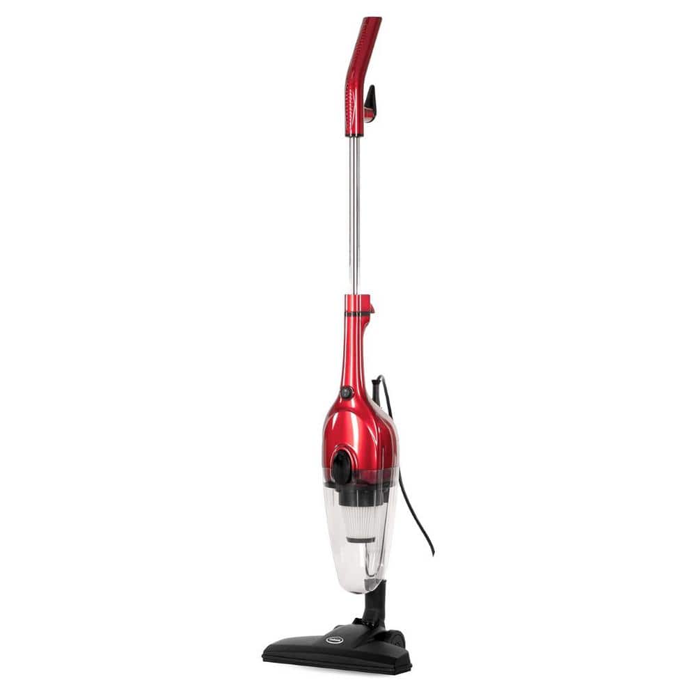 Red 2-in-1 Bagless Upright and Handheld Vacuum Cleaner