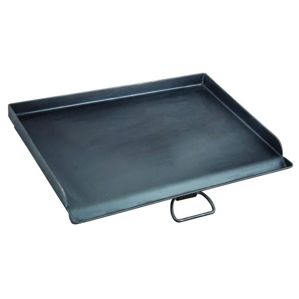 16x24 Rectangular Wood Serving Tray With Metal Handles Brown