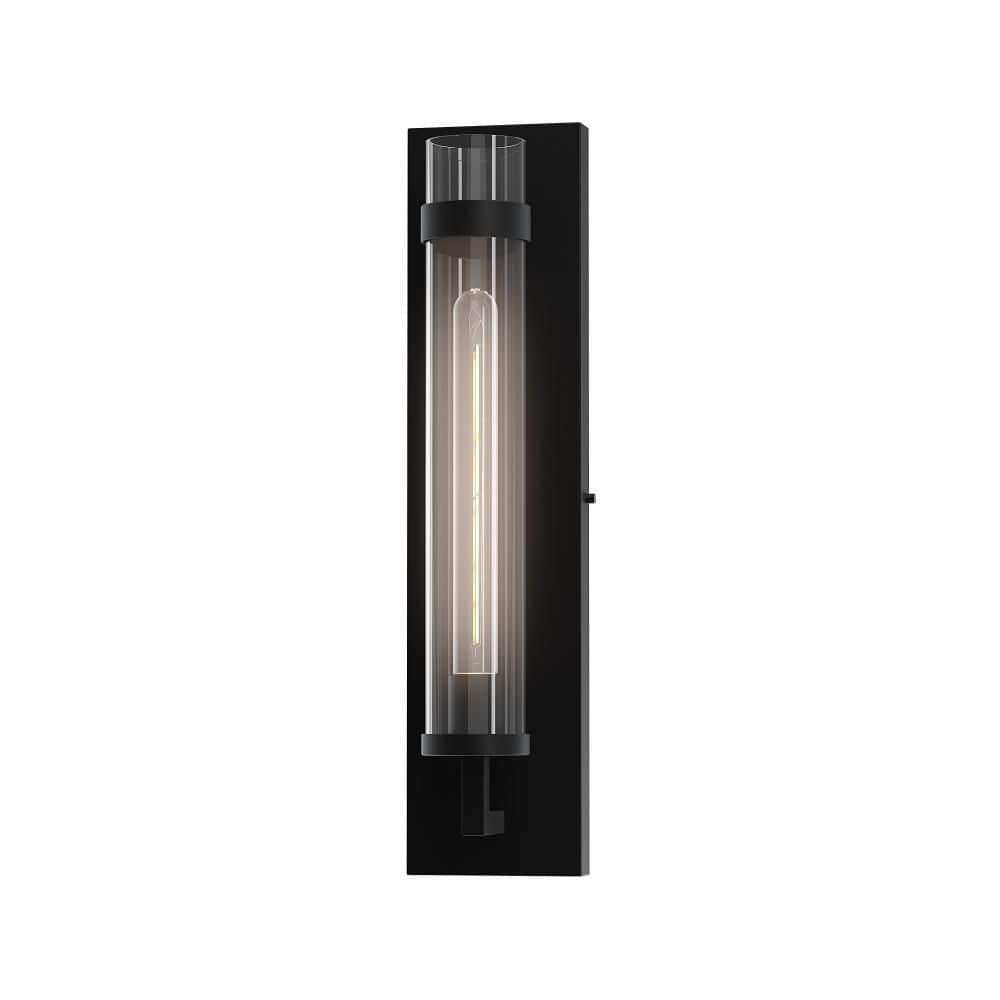 Luciano 4.5 in. Plug and Play 1-Light Matte Black Wall Sconce with Sky Plug price history on PriceWatchPro