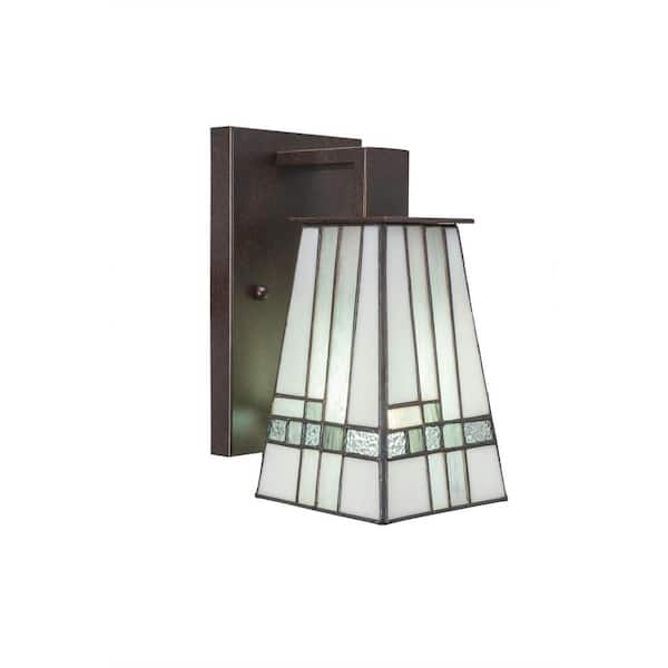 Unbranded Aspen 1-Light Dark Granite Wall Sconce