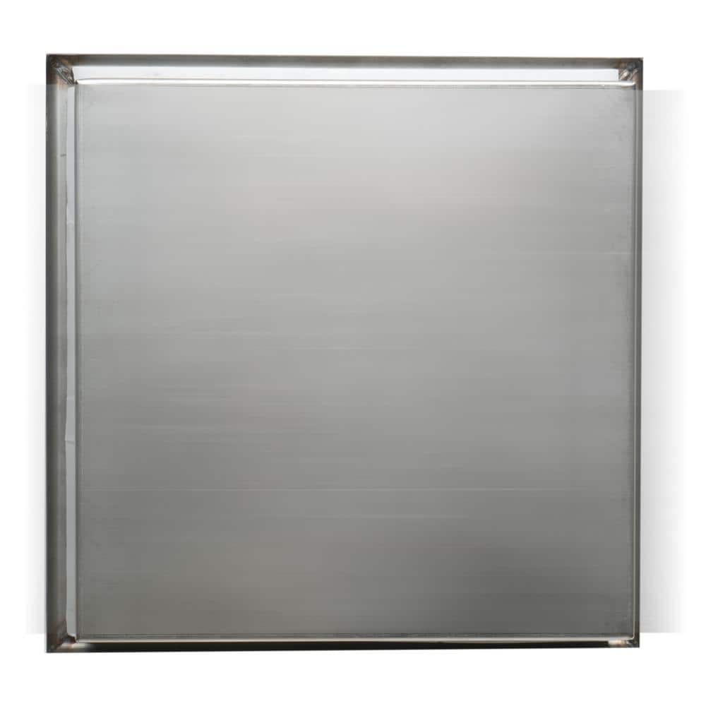 Polished Stainless Steel Square Wall Mount Shower Niche