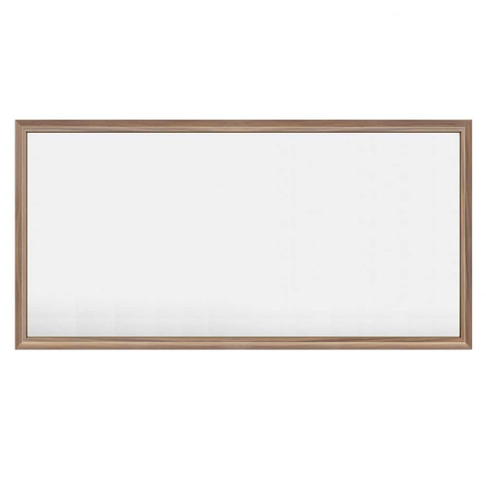 72 in. W x 36 in. H Rectangular Aluminum Alloy Framed and Tempered Glass Wall Bathroom Vanity Mirror in Dark Brown Wood price history on PriceWatchPro