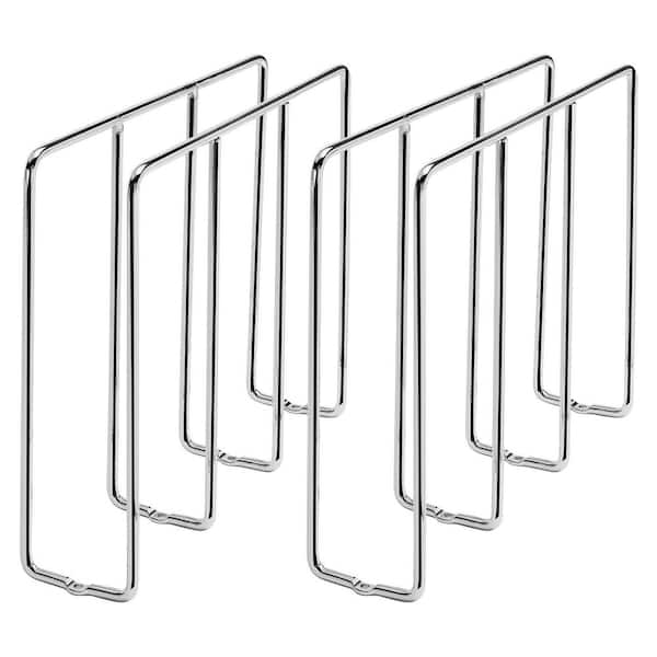 Rev-A-Shelf U-Shaped Tray Divider Organizer for Cabinets, Chrome (2-Pack)