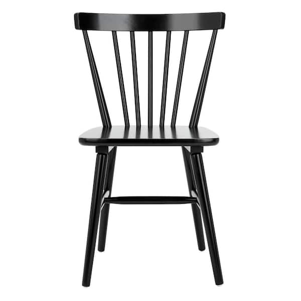Safavieh Winona Black Spindle Back, Black Spindle Dining Chairs Home Depot