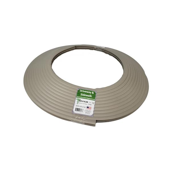 Trim-A-Slab 1/2 in. x 50 ft. Concrete Expansion Joint Replacement in Grey