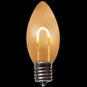FlexFilament C9 LED Shatterproof Warm White Vintage Edison Replacement Light Bulbs (5-Pack)