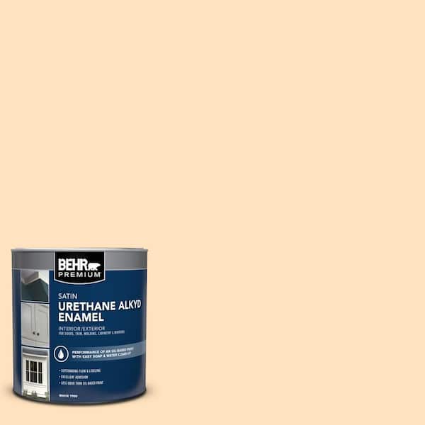 1 qt. #310C-2 Orange Glow Satin Enamel Urethane Alkyd Interior/Exterior Paint