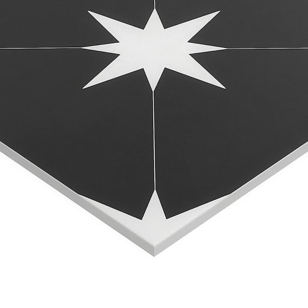 Ivy Hill Tile Polaris Nero 9 in. x 9 in. Matte Porcelain