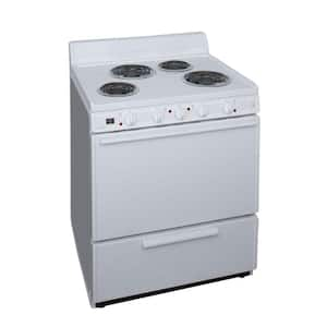 30 in. 3.91 cu. ft. Electric Range in White