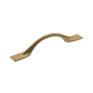 Uprise 3-3/4 in. (96mm) Modern Champagne Bronze Arch Cabinet Pull