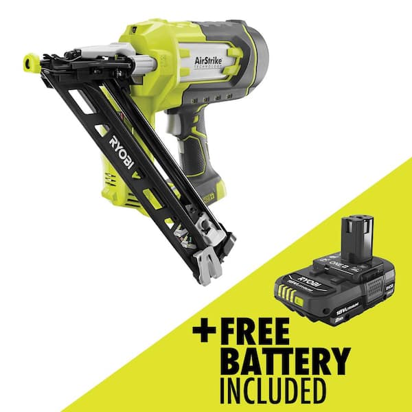 Ryobi cordless nail cheap gun home depot