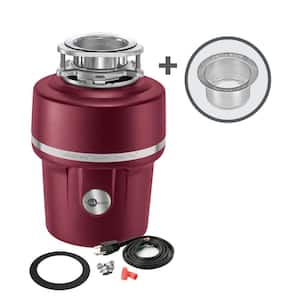 Evolution Select Plus Lift & Latch Quiet 3/4 HP Continuous Feed Garbage Disposal w/ Power Cord & Farmhouse Sink Flange