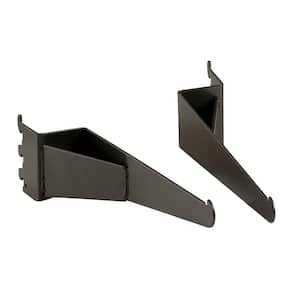 Pipeline Anthracite Gray Shelf Brackets for Outrigger (Pack of 2)