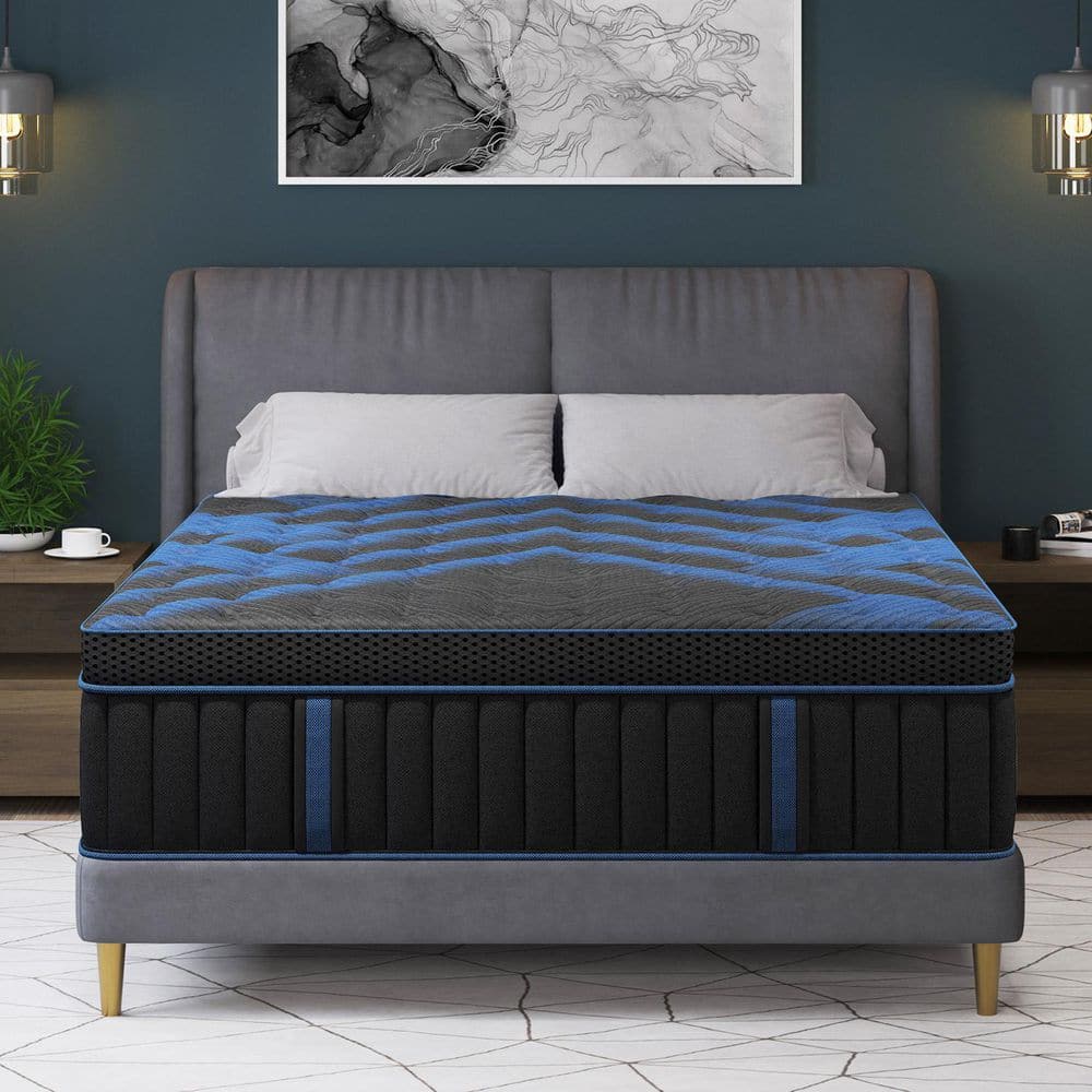 Queen Size Medium Firm Hybrid Gel Memory Foam 14 in. Mattress