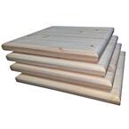 1 in. x 1 ft. x 1-1/2 ft. Allwood Pine Project Panel with Routed Edges on Both Faces (4-Pack)