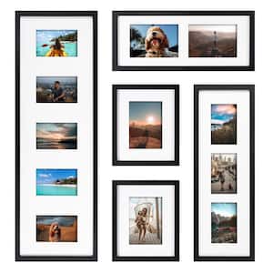 Gallery Black Picture Frame (Set of 5)