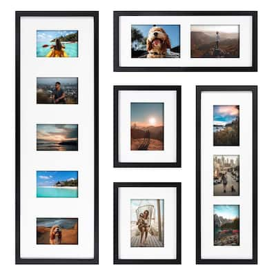 Gallery 11x14 matted to 8x10 Gray Picture Frame Set of 4