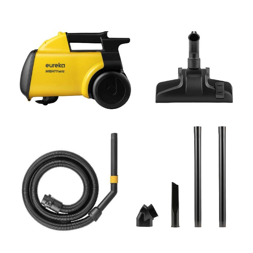 Eureka Mighty Mite Yellow Canister Vacuum for Pets