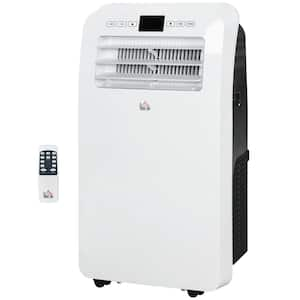 12,000 BTU Portable Air Conditioner Cools 550 Sq. Ft. 3 in.-1 AC Unit with Dehumidifier Cooling Fan with Remote in White