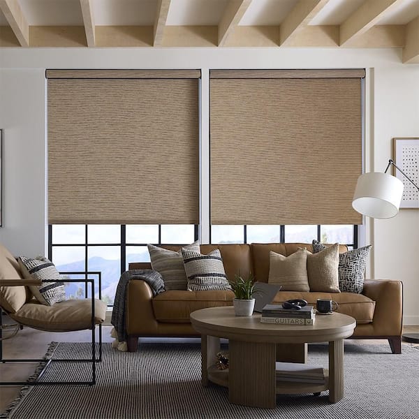 No Drill Light Filtering Roller Shades